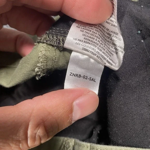 Zanerobe Stretch Cargo Jogger Pants Mens 30x30 Military Green Tapered Leg - Picture 6 of 12